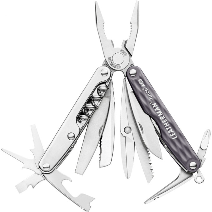Мультитул LEATHERMAN JUICE XE6 STORM GRAY 78108092N в подарочной упаковке